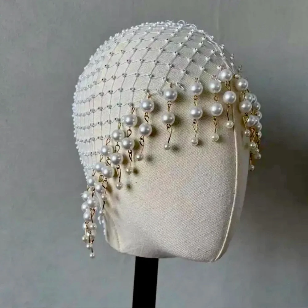 Handmade Wedding Pearl headpiece